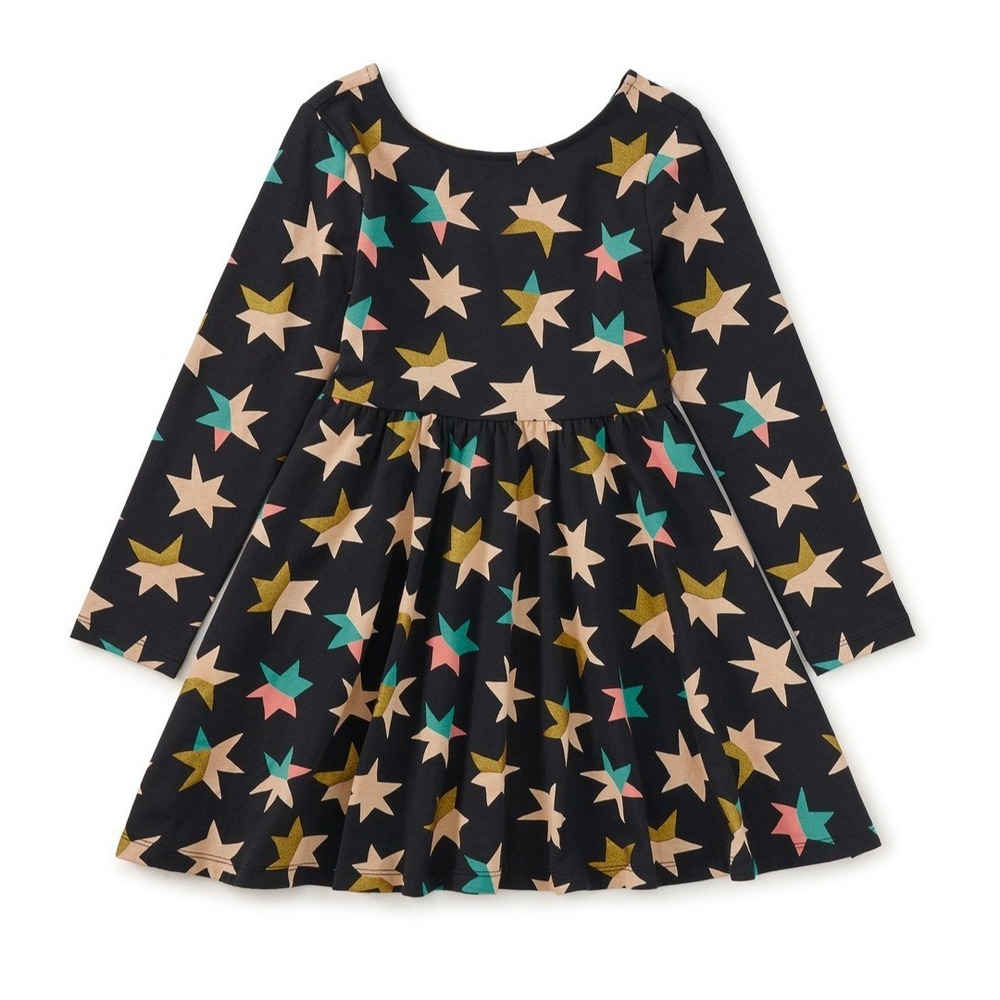 TEA COLLECTION NWT Colorblock Metallic Stars Ballet Dress Girls 10